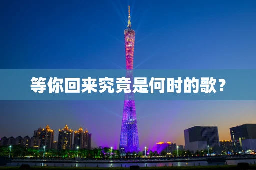 等你回来究竟是何时的歌？