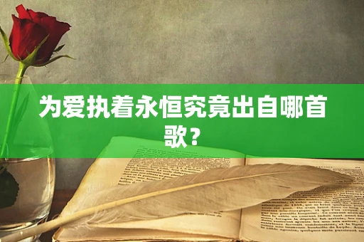 为爱执着永恒究竟出自哪首歌？