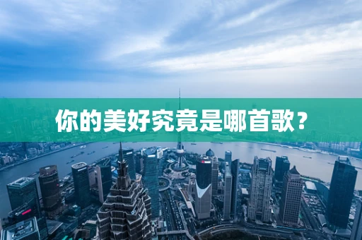 你的美好究竟是哪首歌？