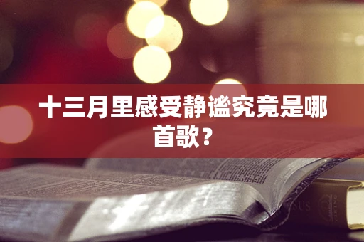 十三月里感受静谧究竟是哪首歌？