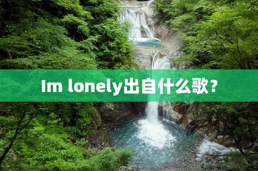 Im lonely出自什么歌？