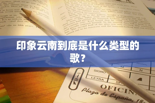 印象云南到底是什么类型的歌？