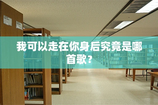 我可以走在你身后究竟是哪首歌？