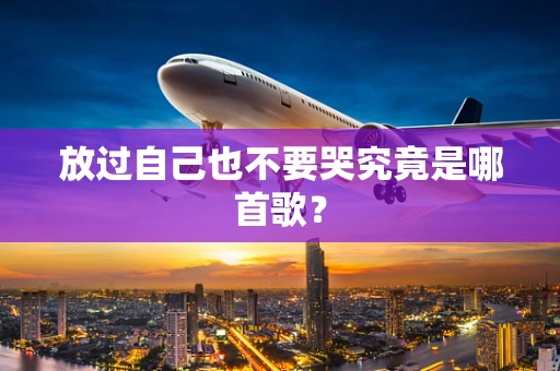 放过自己也不要哭究竟是哪首歌？