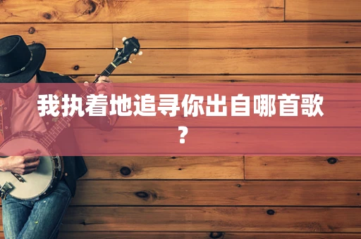 我执着地追寻你出自哪首歌？