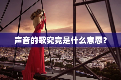 声音的歌究竟是什么意思？