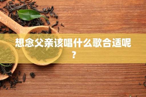 想念父亲该唱什么歌合适呢？