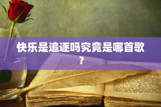 快乐是追逐吗究竟是哪首歌？