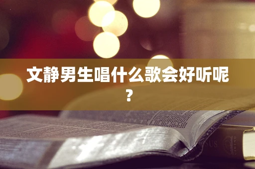 文静男生唱什么歌会好听呢？