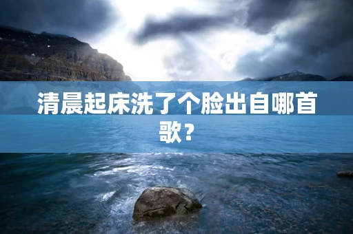 清晨起床洗了个脸出自哪首歌？