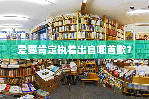 爱要肯定执着出自哪首歌？