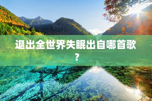 退出全世界失眠出自哪首歌？