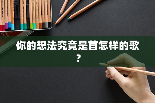 你的想法究竟是首怎样的歌？