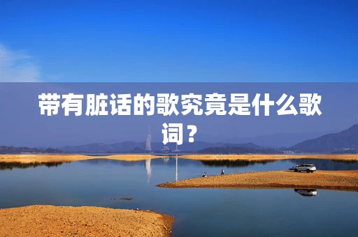 带有脏话的歌究竟是什么歌词？