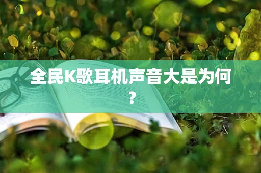 全民K歌耳机声音大是为何？