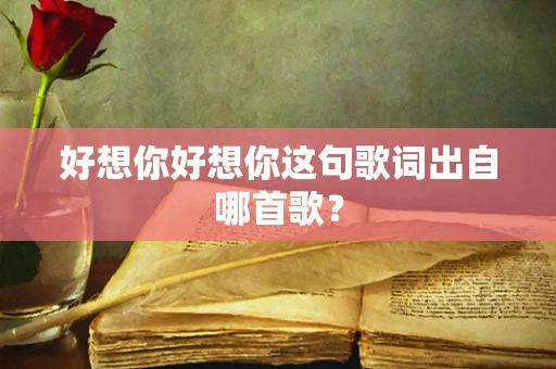 好想你好想你这句歌词出自哪首歌？