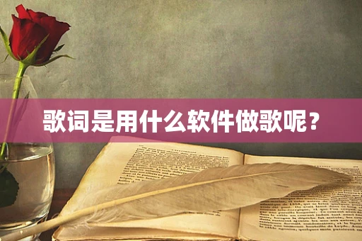歌词是用什么软件做歌呢？