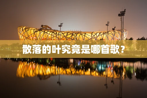 散落的叶究竟是哪首歌？