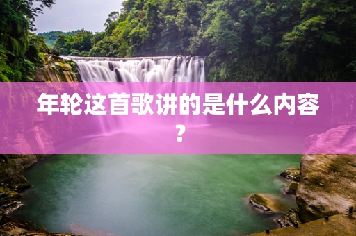 年轮这首歌讲的是什么内容？