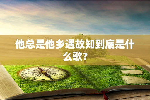 他总是他乡遇故知到底是什么歌？