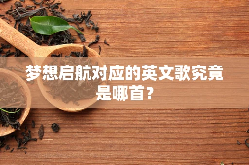 梦想启航对应的英文歌究竟是哪首？