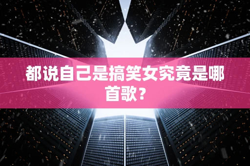 都说自己是搞笑女究竟是哪首歌？