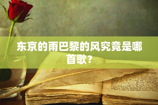 东京的雨巴黎的风究竟是哪首歌？
