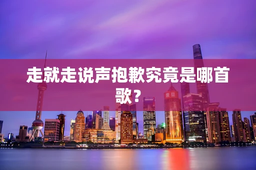 走就走说声抱歉究竟是哪首歌？