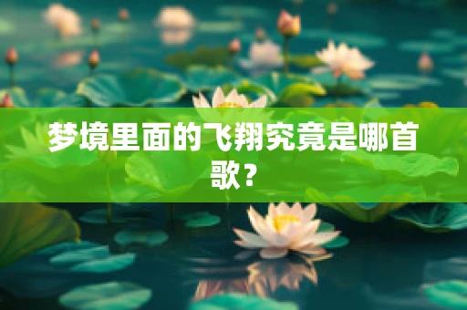 梦境里面的飞翔究竟是哪首歌？