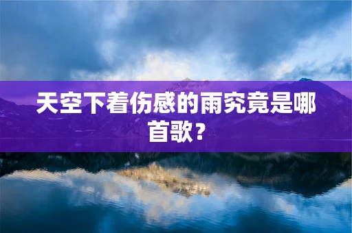 天空下着伤感的雨究竟是哪首歌？