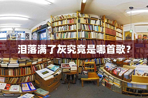 泪落满了灰究竟是哪首歌？