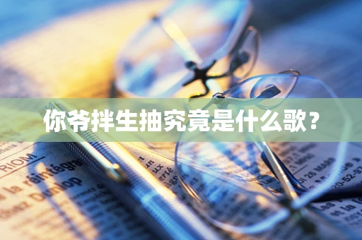 你爷拌生抽究竟是什么歌？