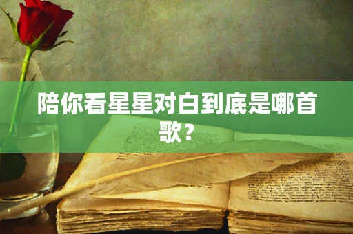 陪你看星星对白到底是哪首歌？