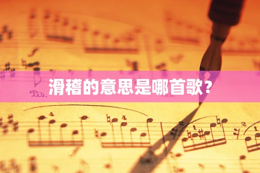 滑稽的意思是哪首歌？