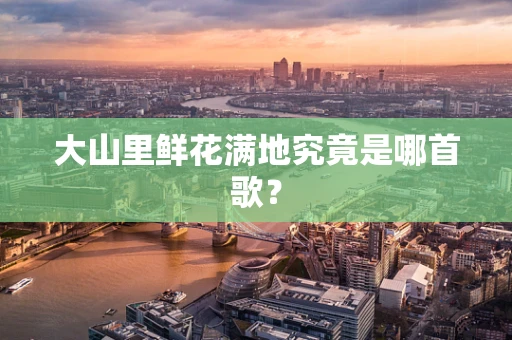大山里鲜花满地究竟是哪首歌？