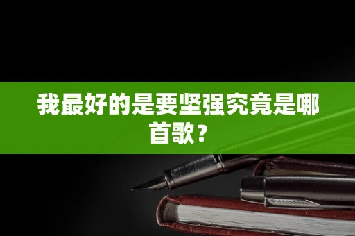 我最好的是要坚强究竟是哪首歌？