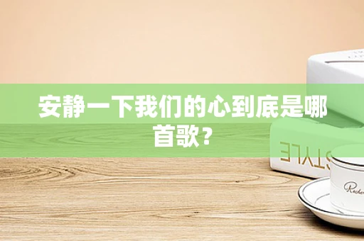 安静一下我们的心到底是哪首歌？
