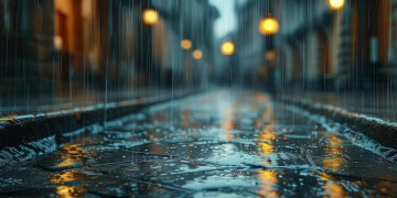 外面下着雨出自哪首歌？