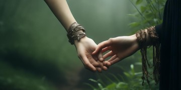 一起手牵手这句歌词出自哪首歌？