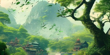 带有民族风绿元素的歌曲叫什么？