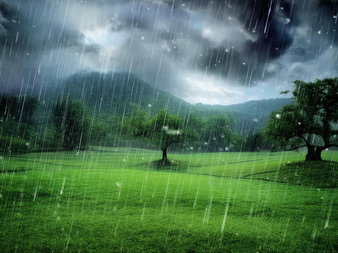 突然一场大雨下来是哪首歌？