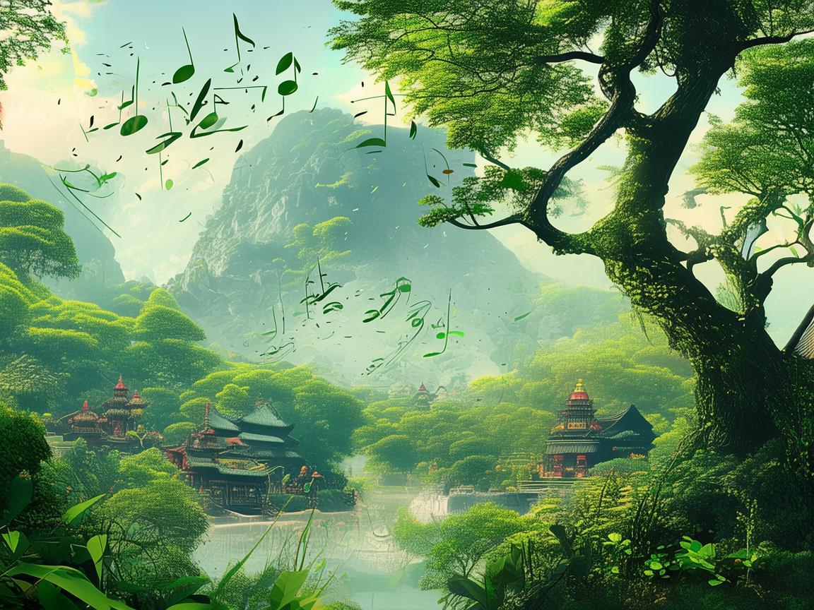 带有民族风绿元素的歌曲叫什么？
